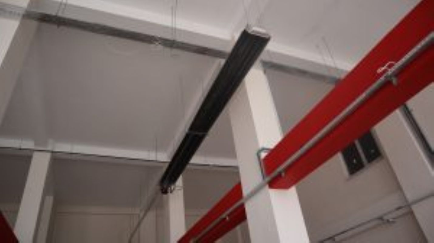 İTFAİYE BİNASININ DIŞ CEPHESİ YAPILIYOR