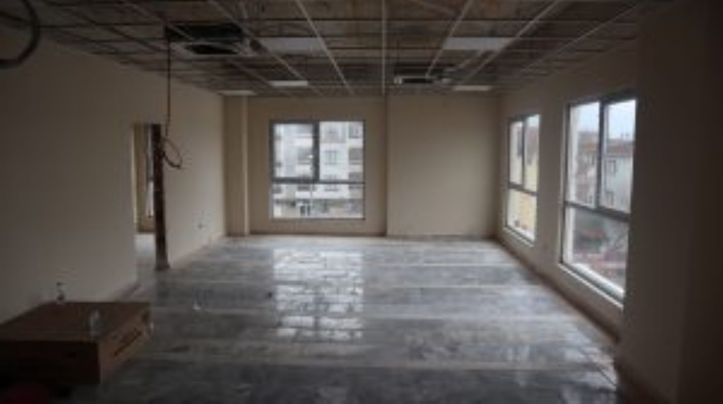 İTFAİYE BİNASININ DIŞ CEPHESİ YAPILIYOR