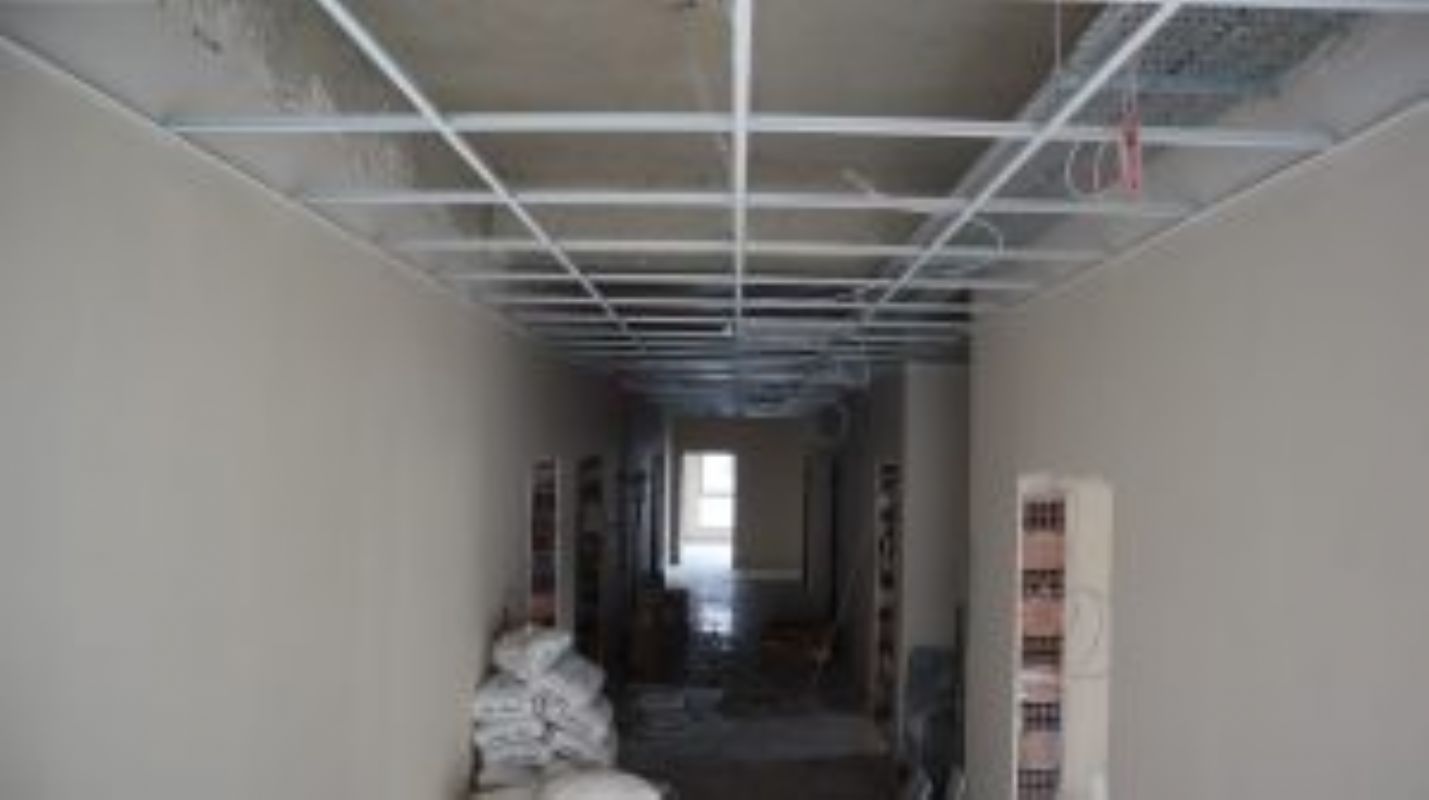 İTFAİYE BİNASININ DIŞ CEPHESİ YAPILIYOR