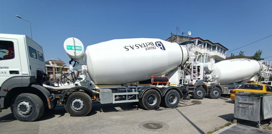 Beton üretimimiz tam kapasite devam ediyor